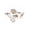 Cerrojo de Sobreponer MICEL CRR11 Níquel | Acero 165x148x75 mm