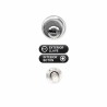 Cerrojo de Sobreponer MICEL CRR10 Níquel | Acero 140x148x75 mm