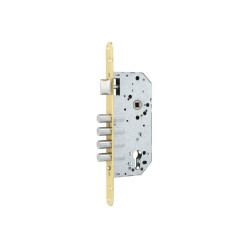 Cerradura de Embutir MICEL CRE07 Latonada | Canto Redondo 23x270x79 mm
