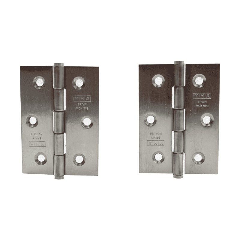 Bisagra Acero Inox MHA 458 | Satinada 70x50 mm (Par) Bisagra Acero Inox MHA 458 | Satinada 70x50 mm (Par)