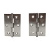 Bisagra Acero Inox MHA 458 | Satinada 70x50 mm (Par)