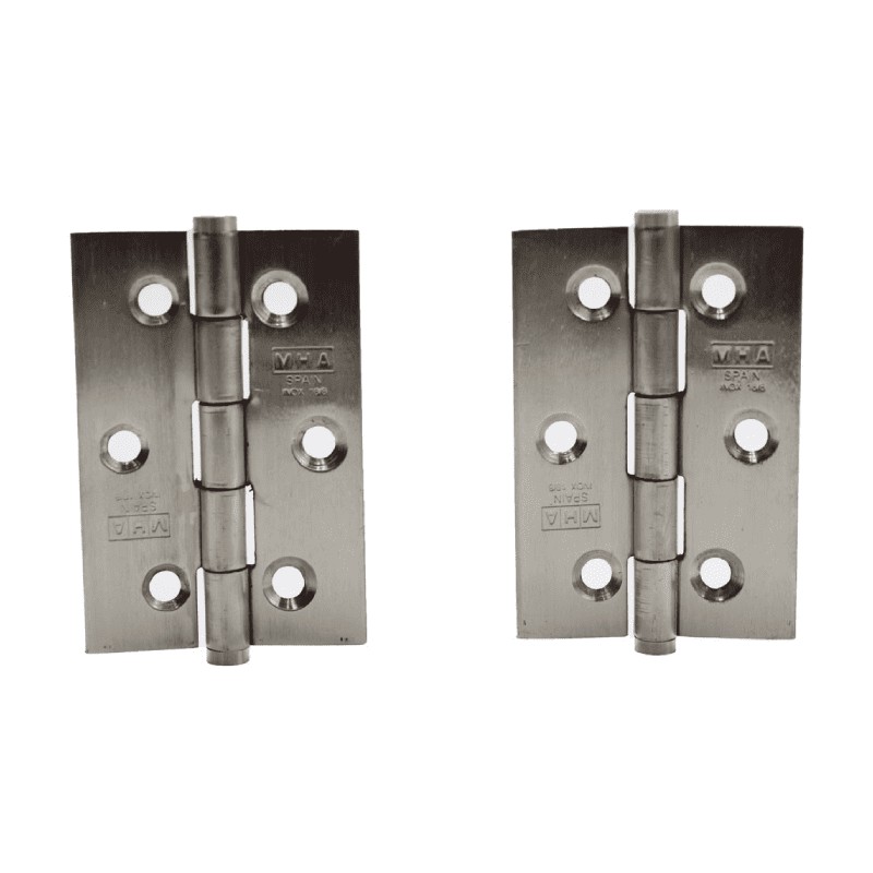 Bisagra Acero Inox MHA 458 | Satinada 60x40 mm (Par) Bisagra Acero Inox MHA 458 | Satinada 60x40 mm (Par)