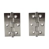 Bisagra Acero Inox MHA 458 | Satinada 60x40 mm (Par)