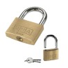 Candado MHA Modelo 6 | Latón Pulido 30 mm Alta Seguridad