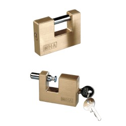Candado MHA Modelo 8 | Latón Macizo 90x65 mm Alta Seguridad
