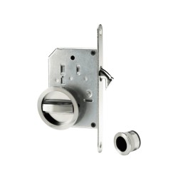 Cerradura MHA Modelo 235 | Puertas Correderas Zincada con Tirador