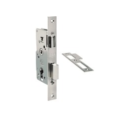 Cerradura MHA Modelo 294 | Niquel Mate | Entrada 40-60 mm con Cilindro