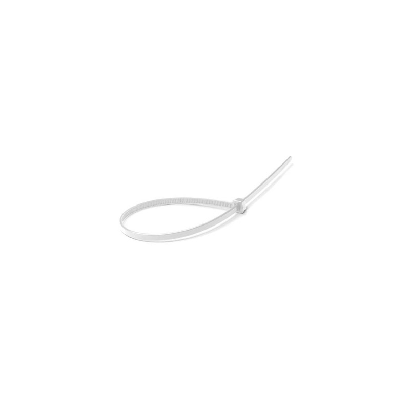 Abrazadera Nylon Dentada Blanca PA 6.6 | Alta Sujeción Abrazadera Nylon Dentada Blanca PA 6.6 | Alta Sujeción