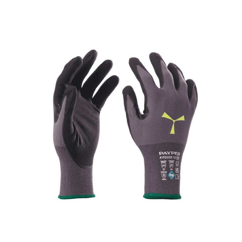 Guante Payper P/TOUCH 15 Talla 10 Nylon Nitrilo EN 407 Guante Payper P/TOUCH 15 Talla 10 Nylon Nitrilo EN 407